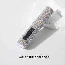 1pc LED UV Diamond Nail Lamp, Portable Nail Curing Light With Touch Display, USB Rechargeable Nail Dryer Lamp For Nail Art, Gel Nail Polish, Nail Rhinestones, Quick Drying, Mini Nail Lamp - Multicolor - View 9