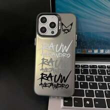 Un cantante puertorriqueño conocido por su estilo de reggae y trap latino, perfecto para un estuche de teléfono compatible con modelos de for  11 a 17 16 Pro Max, con recortes precisos para la cámara, un diseño absorbente de impactos y un estilo simple y empresarial que expresa el afecto y el apoyo de los fans. - Negro - Ver 2