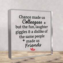 Centres de table Cadeaux de départ amusants pour collègues femmes - Décoration de bureau mignonne, décoration de bureau pour le travail, cadeaux uniques pour femmes, décoration de bureau bohème, décoration de chambre esthétique, cadeaux pour collègues femmes - Idéal pour les fêtes de bureau, les événements d'adieu et les célébrations générales liées au bureau