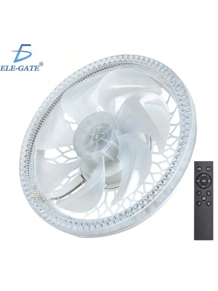 Lámpara LED de 23W, ventilador de 12W con 5 aspas