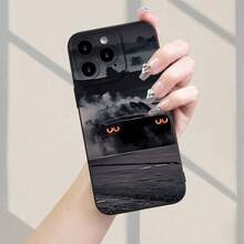 Estuche Protector de Teléfono Antigolpes Creativo y Divertido con Patrón de Coches Deportivos Clásicos, Compatible con iPhone 7/8/11/12/14/15/16/17 Pro/16 Plus/16 Promax/X/Xs Max/Xr/SE/Mini, Ideal para Chicos y Chicas - Negro - Ver 3