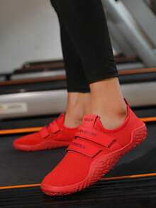 Zapatillas de fitness de suela blanda para mujer, para sentadillas, levantamiento de pesas, saltar la cuerda, deportes competitivos, yoga descalzo, antideslizantes, para otoño/invierno, zapatillas planas de entrenamiento cruzado