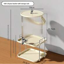 新款豪华双层冷水壶收纳架，桌面果汁饮料分配器带水龙头 - 彩色 - 查看 8