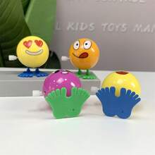 1pc Funny Wind-Up Jumping Vampire Pumpkin Skeleton Halloween Wind-Up Toy, Christmas Santa Gift, Halloween Wind-Up Toy, Christmas Wind-Up Toy, Pumpkin Wind-Up Toy, Skeleton Wind-Up Toy, Halloween Kids Gift, Christmas Santa Gift, Wind-Up Jumping Toy, Holiday Popular Kids Toy, Educational Wind-Up Toy, Kids Wind-Up Toy, Halloween Gag Toy, Christmas Cute Small Gift, Dual-Holiday Themed Kids Toy - Multicolor - View 7