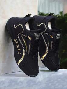 男士休闲运动鞋，软底，耐磨跑步鞋 - L9653-1全黑 - 查看 4