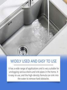 Drain Pipe Cleaner - Sink, Kitchen, Bathroom Drain Pipe Fast Dissolving Cleaner, Suitable For New And Old Drainage Pipes (Random Delivery)
