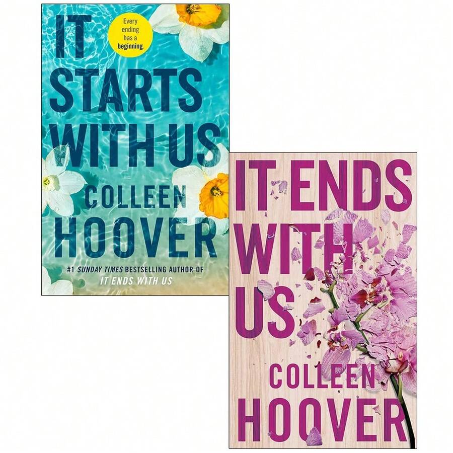 Colleen  Collection 2 Books Set (It Starts With Us &Amp; It Ends With Us) - White - View 1