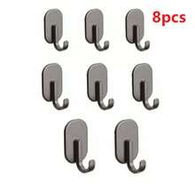 1/8/10个家用便捷黑色超强磁性挂钩，无需打孔，节省空间，功能多样，防锈，时尚壁挂式 - 非常适合露营、烧烤、厨房、冰箱和车库墙壁，个性化装饰，家居饰品，家居装饰。 - 彩色 - 查看 15