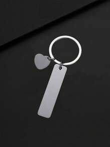 Customized Stainless Steel Nameplate, Suitable As Gift For Boyfriend, Husband, Birthday, Keychain. Can Customize Text And Patterns. Memorial Keychain, Couples Design, Suitable For Valentine's Day, Father's Day, Birthday, Mother's Day Gifts. Stainless Steel Keychain With 1-4 Names, Fashion And Durable Design, Ideal Father's Day Gift For Husband,Office Decor - Multicolor - View 11