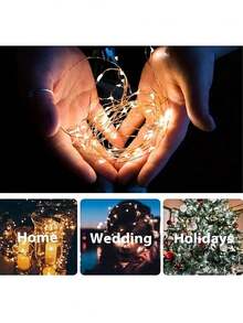 1PC LED Battery Box Copper Light String, Battery Powered, Suitable For Parties, Birthdays, Valentine's Day, Weddings, Anniversaries, Halloween, Christmas, Easter Decorative Atmosphere LED Light String Christmas Decoration XMAS Decor Christmas Tree Gift Decor Thanksgiving Wedding Home Decor Home Decor Fall Decor Autumn Decor Birthday Decorations For Gifts Party Supplies Indoor Outdoor Garden Holiday Festival Decor Halloween Decor Wall Decor Halloween Ornaments