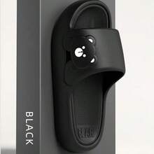 Cartoon Bear Women's Slippers, Lightweight Casual Indoor, Outdoor, Beach, Fashion Slip-On Sandals, Unisex, Summer, Comfortable, Vacation Slippers