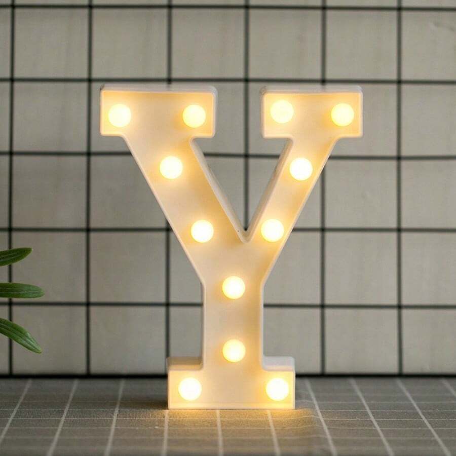 Letras LED y luces en relieve (luces 3D) - Blanco - Ver 1