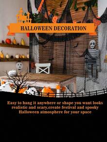 1 Mảnh - Trang phục kinh dị Halloween màu đen - Trang phục trang trí ngoài trời cho bữa tiệc Halloween trong ngôi nhà ma ám, Trang trí mùa thu, Trang trí lễ Tạ ơn, Trang trí lễ hội thu hoạch, Trang trí mùa thu, Trang trí phòng ngủ, Trang trí phòng, Trang trí làm vườn ngoài trời, Trang trí thang cuốn hành lang, Trang trí bàn, Giáng sinh - màu đen - Xem 4