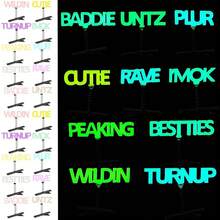 30 Pcs Glow Hair Clips Rave Hair Clips Women Music Festival Holiday Party Supplies (Duck)Valentine's Day NPVH - 字 - 查看 1