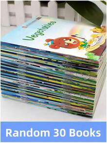 English Graded Reading Materials, Children's English Picture Books, Initiating Enlightenment Education, Early Education Storybooks Set Of 60 Pocket-Style Educational Textbooks, English Picture Books As Children's Gifts, School, Student, Stationery, School Supplies (Styles And Colors Are Random) Halloween, Christmas Gifts, New Year Gifts - Multicolor - View 13