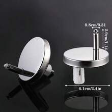 Toilet Seat Cover Fixing Buckle Bolts, Snap Screws, Toilet Seat Cover, Expansion Cover, Household Universal Bathroom Accessories