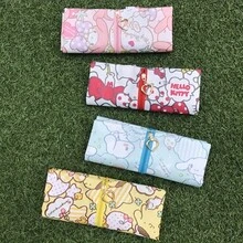 Sanrio 1 Stück tragbare Aufbewahrungstasche von Sanrio, Reißverschluss-Verschluss, multifunktionale Schuhbeutel, süßes Cartoon-Muster-Design, faltbare Reisetasche