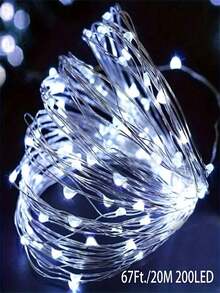 1PC LED Battery Box Copper Light String, Battery Powered, Suitable For Parties, Birthdays, Valentine's Day, Weddings, Anniversaries, Halloween, Christmas, Easter Decorative Atmosphere LED Light String Christmas Decoration XMAS Decor Christmas Tree Gift Decor Thanksgiving Wedding Home Decor Home Decor Fall Decor Autumn Decor Birthday Decorations For Gifts Party Supplies Indoor Outdoor Garden Holiday Festival Decor Halloween Decor Wall Decor Halloween Ornaments