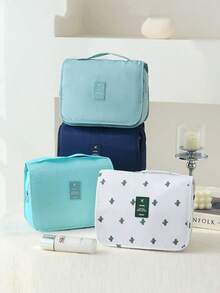 1入組便攜式旅行洗漱用品袋男女休閒防水收納袋