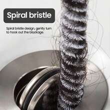 1-Piece Drain Snake Cleaner Set (With Storage Hook) - Powerful Clog Remover For Bathroom Sinks & Showers! Long-Reach Hair Grabber With Comfort Grip - Clears Hair & Debris Fast. Essential For Fall Home Prep, Back To School & Christmas Move-In!