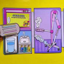 DIY Beauty & Skincare Quiet Book Craft Kit, Non-Finished Product Requires Handcrafting - Multicolor - View 7