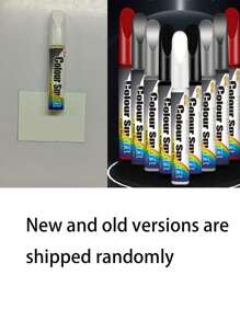 12ml彩色智能车漆修复笔 汽车补漆笔 车漆划痕修复笔 高品质深度修复汽车划痕 遮盖汽车污渍和划痕 操作简单快捷 汽车美容工具 让你的车焕然一新 (新旧版随机发货) - 彩色 - 查看 7