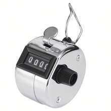 1pc Manual Press Mechanical 0-9999 Counter Tally Counter, Outdoor Sports Competition Scoreboard