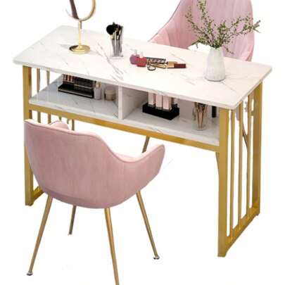 Mesa minimalista economica blanca para unas escritorio blanco disenho funcional superficie anti manchas estable ideal profesional manicura salon hogar estudiante compacta ensamblaje rapido garantia resistencia