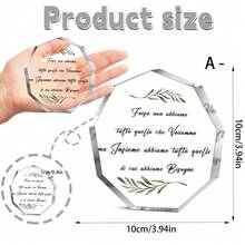 1 đồ trang trí để bàn đầy cảm hứng, Bộ sưu tập Kinh thánh đầy cảm hứng, Quà tặng tôn giáo tuyệt vời, Trang trí nhà cửa phòng khách phòng ngủ - Nhiều màu - Xem 10