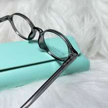 Retro Classic Acetate Nylon Unisex Oval Glasses – Super Light And Stylish - cinza - 查看 5