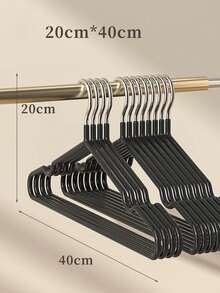 加厚涂层衣架新款超厚成人晾衣架涂层防滑防皱衣架