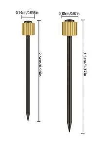 50pcs/100pcs Box Black Photo Frame Copper Nails, Steel Nails, Gold Iron Nails, Wood Wall Nails Set