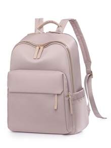 防水大容量背包，时尚百搭 - 紫色 - 查看 4