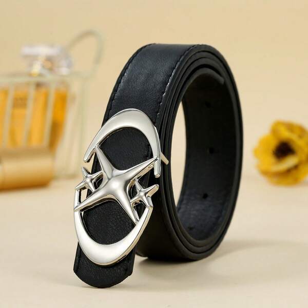 1 pezzo Cintura decorativa da uomo per pantaloni, cintura casual da ufficio stile vintage "old money", adatta per outfit autunnali/invernali, classica, moda quotidiana, regalo per il fidanzato