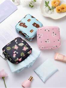 1 Stück Aufbewahrungstasche für Damenbinden, Menstruationstassen-Beutel, Still-Pads, Tamponhalter, Organizer für Damenhygieneartikel, tragbare Menstruationstasche, kleine Kosmetiktasche, Lippenstifttasche, große wasserdichte Menstruationstasche, tragbarer Reise-Organizer, Schulmaterialientasche, Münzbeutel, Federmäppchen, Münzbeutel für Frauen, zum Aufbewahren von Binden, Slipeinlagen, Kosmetika, ideal für Unterwegs