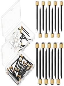 50pcs/100pcs Box Black Photo Frame Copper Nails, Steel Nails, Gold Iron Nails, Wood Wall Nails Set