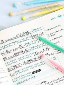 9/36/162/202/256 彩色凝胶笔套装 - 中号笔尖 (0.6mm)，Morandi 圆珠笔/勾线笔/荧光笔，适合鲜艳的书写和素描，书写流畅，适用于绘画、高亮、学生笔记、手册制作、办公等。 - 彩色 - 查看 7