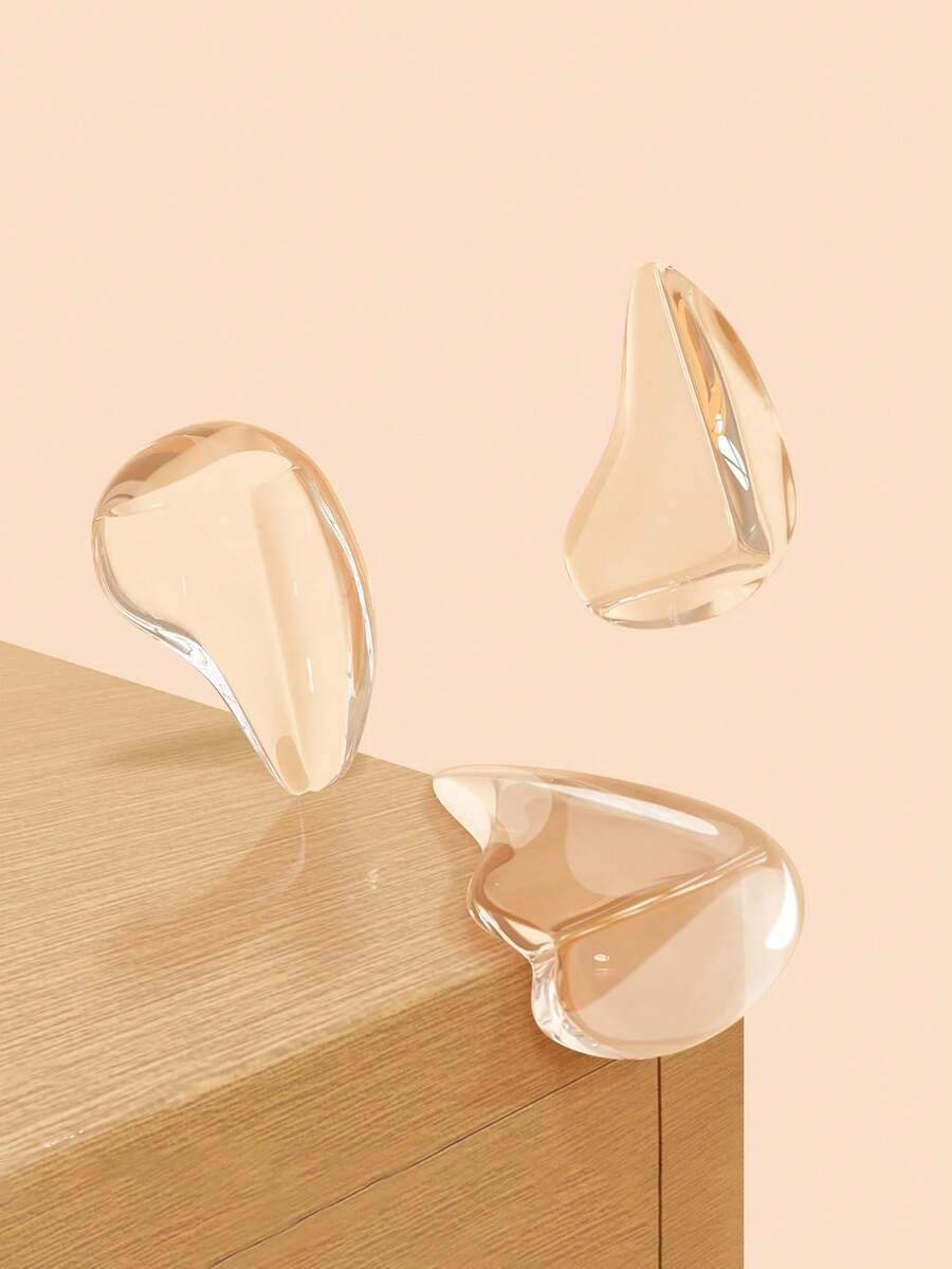 1/4/8 Stücke transparente Tischeckenschutz - Haustier-Sicherheitspuffer für Tische, Stühle, Betten, Möbelkantenschutz zur Kollisionsvermeidung