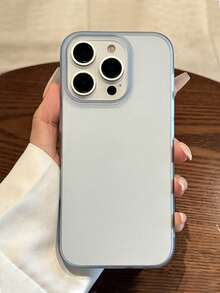 Ultra-Lightweight Matte Blue Transparent Phone Case Compatible With IPhone 17 Pro Max/17 Pro/17 Air/17/16 Pro Max/16/16 Pro/16 Plus/15/15 Pro Max/15 Pro/15 Plus/11/12/13/14 Pro Max/XS/XR/11 Pro/11 Pro Max/12 Pro/12 Pro Max/13 Pro/13 Pro Max/7 Plus/14 Pro/14 Pro Max/14 Plus, Soft Shell With Excellent Anti-Slip Grip