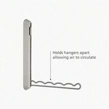 Stendibiancheria pieghevole - Stendibiancheria richiudibile per asciugare i vestiti - Essiccatore portatile per indumenti - Appendiabiti pieghevole salvaspazio - Gancio pieghevole versatile con asta estensibile, ideale per bagno, camera da letto, dormitorio, cantiere