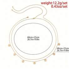 1pcs Women'S Body Chain, Waist Chain, Sexy Butterfly Belly Chain, Inlaid With Sparkling Rhinestones, Bikini Beach Party Body Jewelry, Charming And Eye-Catching - Vàng - Xem 6