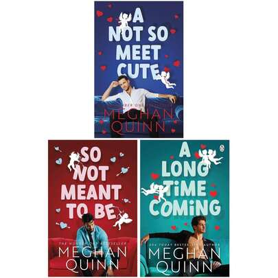 Cane Brothers Series By Meghan Quinn 3 Books Set (So Not Meant To Be, A Not So Meet Cute & A Long Time Coming)