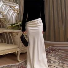 Frühling Neue europäische und amerikanische Stil Samt Langarm Bodycon Midi Kleid Elegantes und schickes Kleid