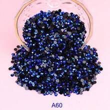 2-6毫米 AB圆形果冻树脂非热熔水钻，平底塑料胶水钻水晶美甲宝石亮片，适用于美甲、服装、工艺品、杯子、包包装饰珠子