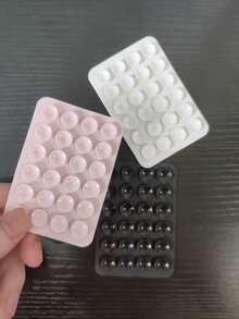 1 个硅胶吸盘手机壳支架、手机吸盘、Octobuddy、粘性手机握把、粘性手机支架，可无缝粘合手机，适用于浴室、厨房、卧室、客厅、餐厅、健身房、汽车、旅行必需品、旅行学校用品、学校用品、假日露营、假日必需品、度假配件、迷你夏季