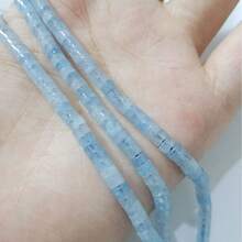 4x2mm Natural Gemstone Howlite Agate Quartz Jasper Cylinder Tube Beads Handmade DIY Women Bracelet Necklace Loose Spacer Beads For Jewelry Making DIY Accessories - Multicolor - View 25