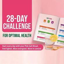 粉红盐减肥秘诀个人计划用品手册：经过验证的早晨例行程序，改善消化，增强能量，清洁身体并提供食谱 | 28天减肥挑战计划，通过28天减肥计划实现最佳健康状态，告别药丸，遵循粉红盐水挑战，恢复活力 - 彩色 - 查看 4