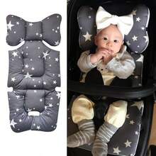 1件婴儿推车座椅垫衬垫，纯棉通用婴儿汽车座椅垫，婴儿车/摇篮/手推车垫配件 - 彩色 - 查看 5