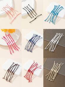 5pcs/set Coffee Brown Adjustable Braided Cord Diy Handmade Jewelry Making Accessory - Coffee Brown - View 3