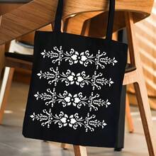 6 Peças Conjunto de Modelo de Borda Vintage Damascus - Modelos Reutilizáveis de Madeira, Lona, Papel, Tecido e Piso para Artesanato DIY, Modelos de Flores Silvestres, Modelos de Móveis, Modelos de Parede para Halloween e Natal